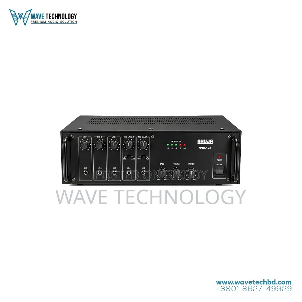 Ahuja SSB-120 120 Watt PA Mixer Amplifier
