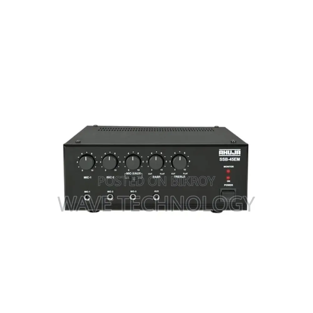 Ahuja SSB-45EM 45W PA Mixer Amplifier