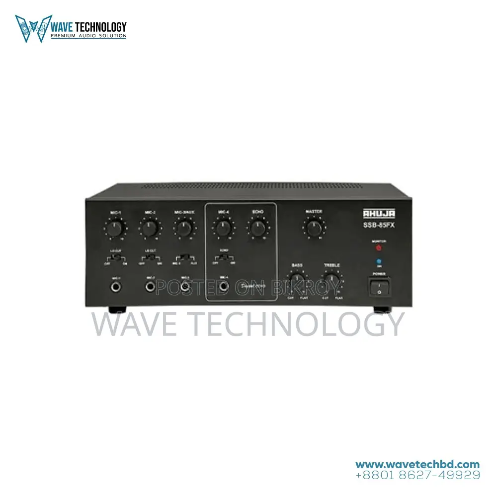 Ahuja SSB-85FX 80Watt Medium PA Mixer Amplifier