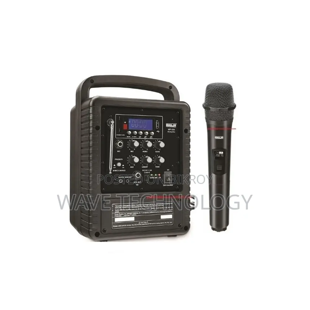 Ahuja WP-225 Portable PA System with Bluetooth