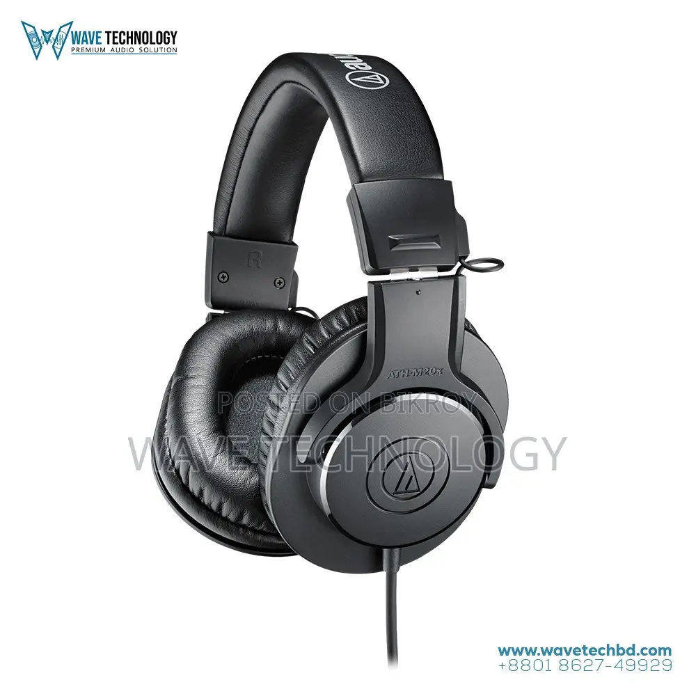 Audio Technica ATH-M20x Professional Studio Monitor Headphone