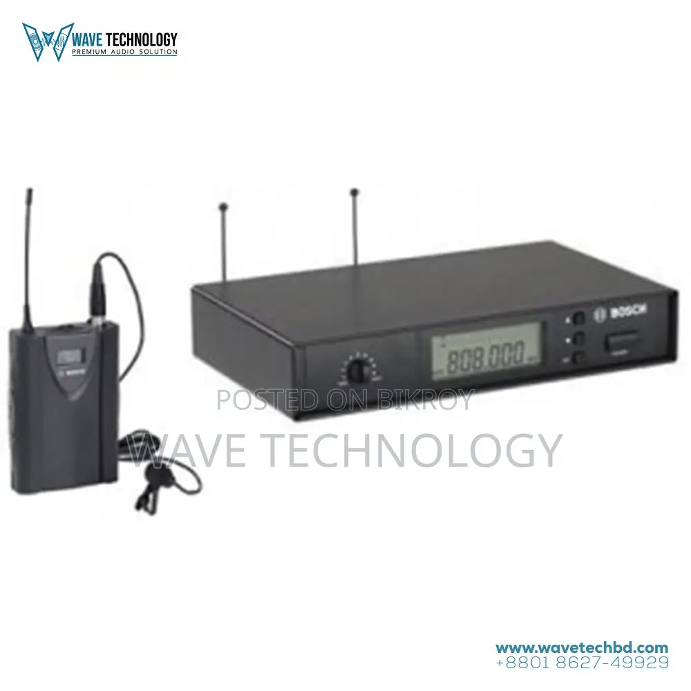 Bosch MW1-RX+LTX –F5 Wireless Microphone (Reciever+Beltpack)