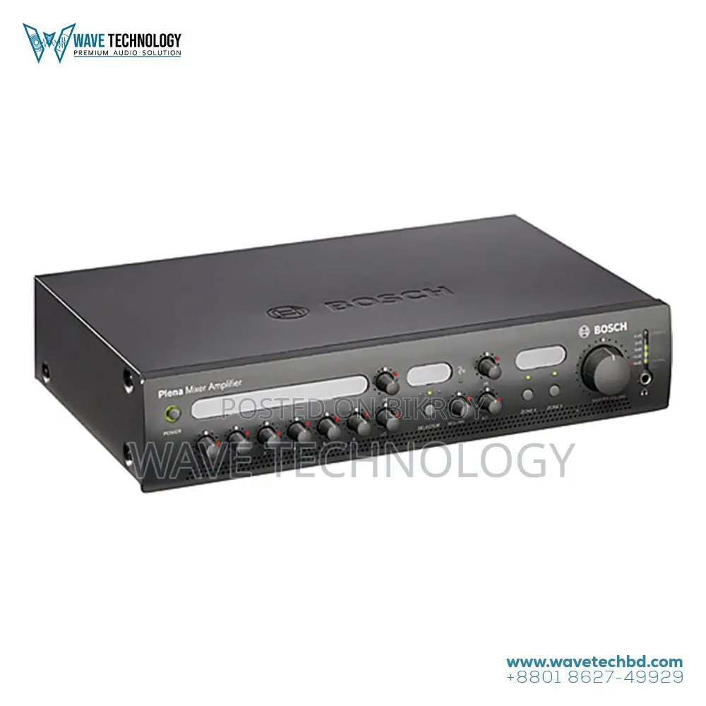 Bosch PLE-2MA240 2 Zone 240W Plena Mixer Amplifier