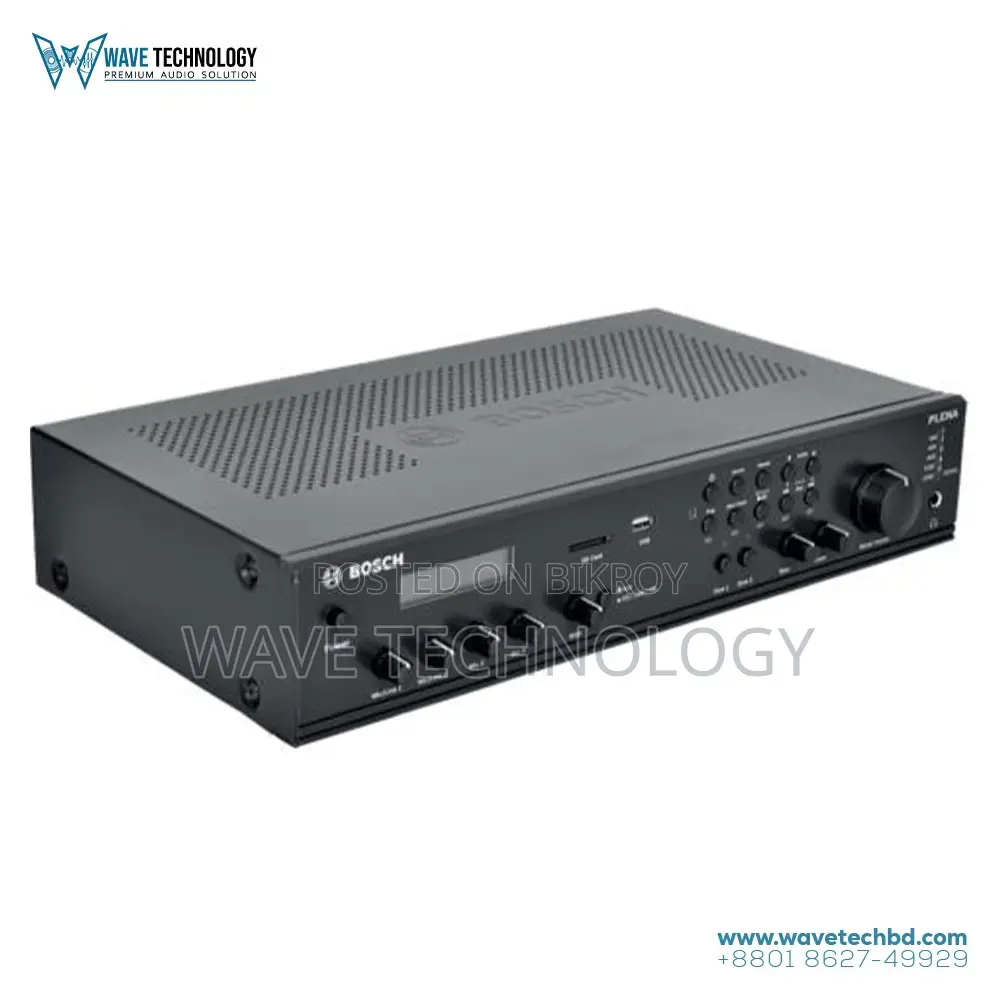 Bosch PLN-2AIO180-IN PLENA all-in-one 180W 2 Zone Mixer Amplifier