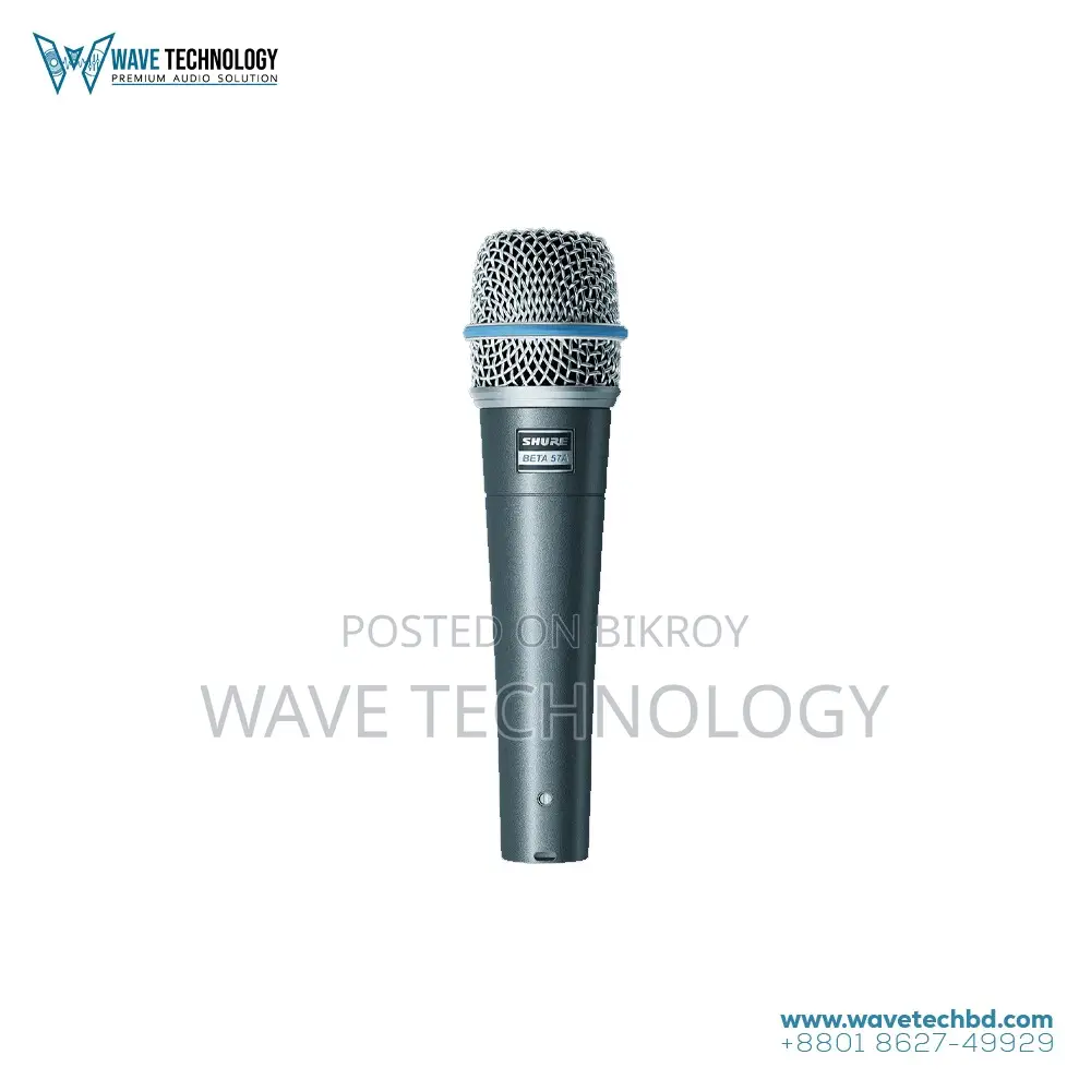Shure Beta 57A premium, high-output dynamic microphone