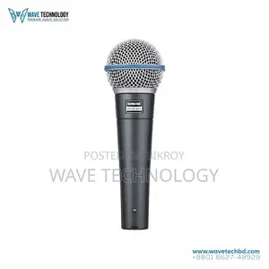Shure Beta 58A premium supercardioid dynamic vocal microphone