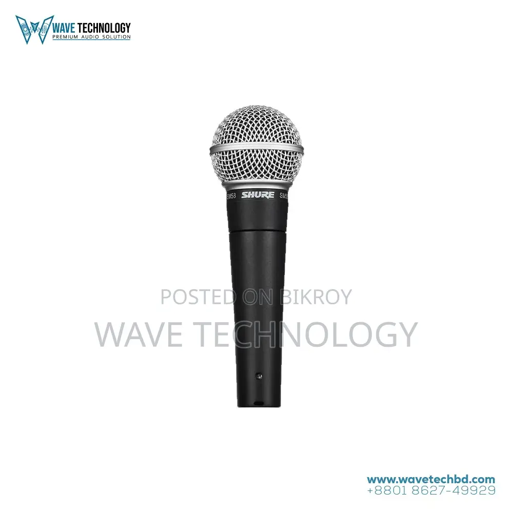 Shure SM58 industry-standard, highly versatile cardioid dynamic vocal 