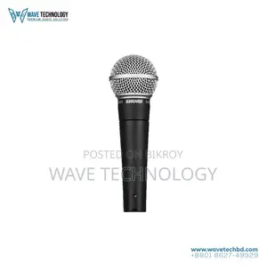 Shure SM58 industry-standard, highly versatile cardioid dynamic vocal 