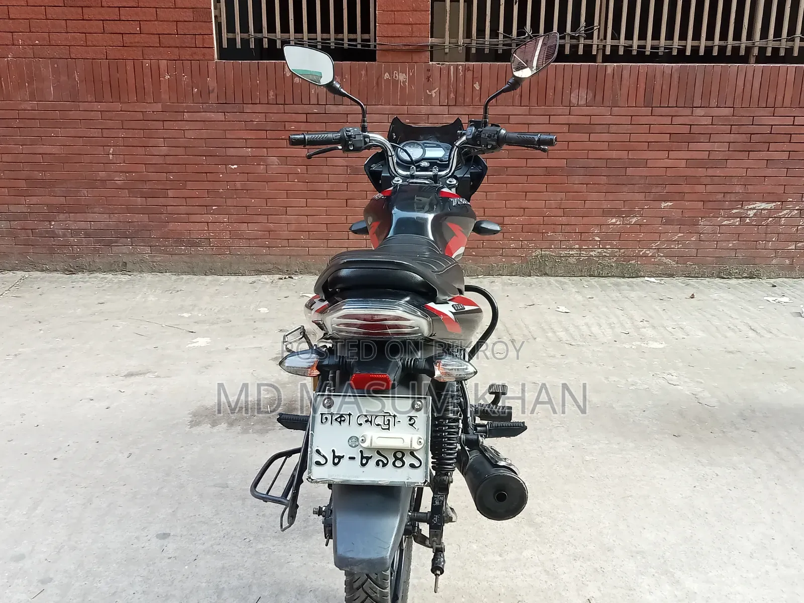 New Bajaj Discover 110 2022 Red