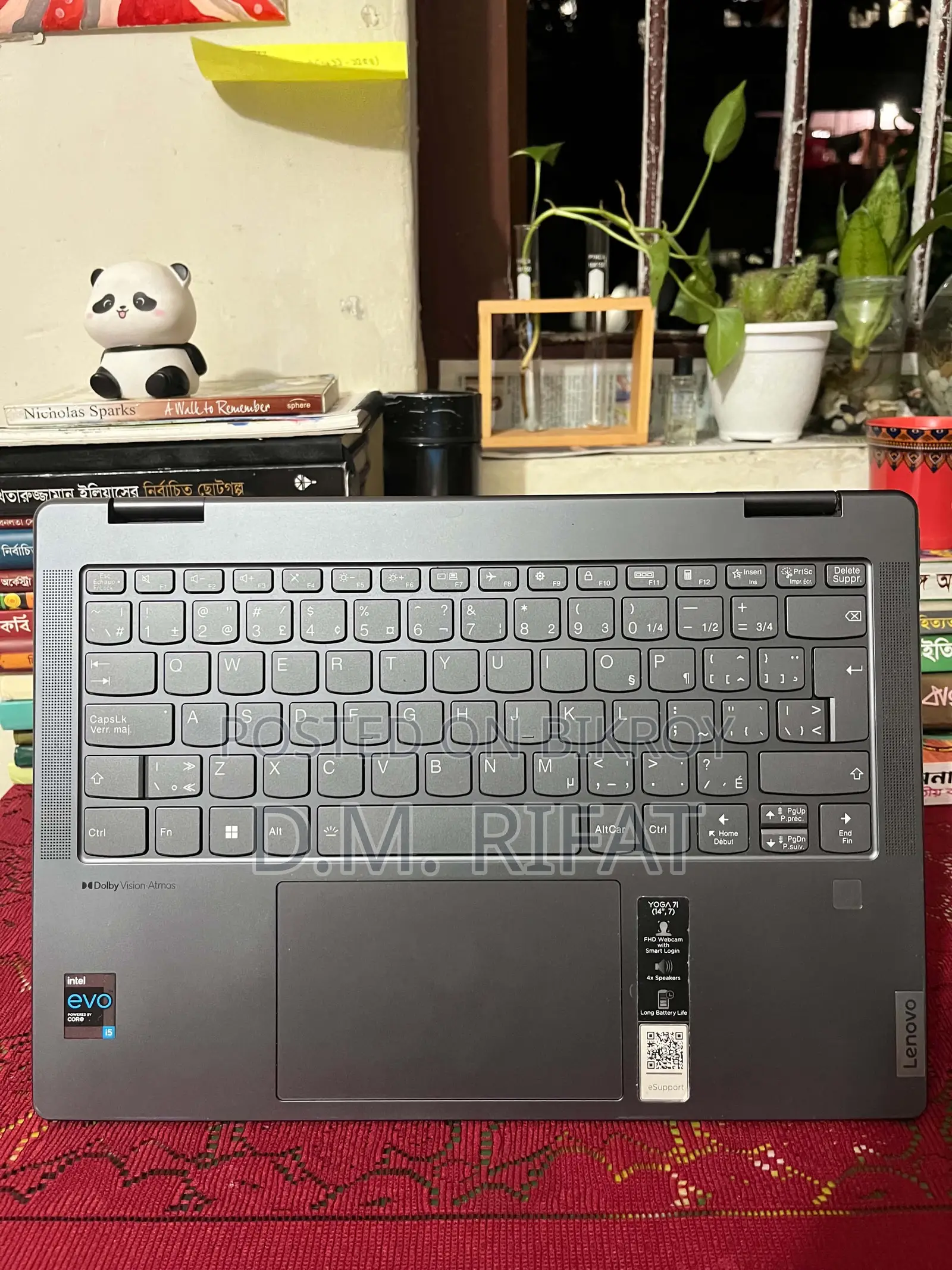 Laptop Lenovo Yoga 7i 16GB Intel Core i5 SSHD (Hybrid) 1T