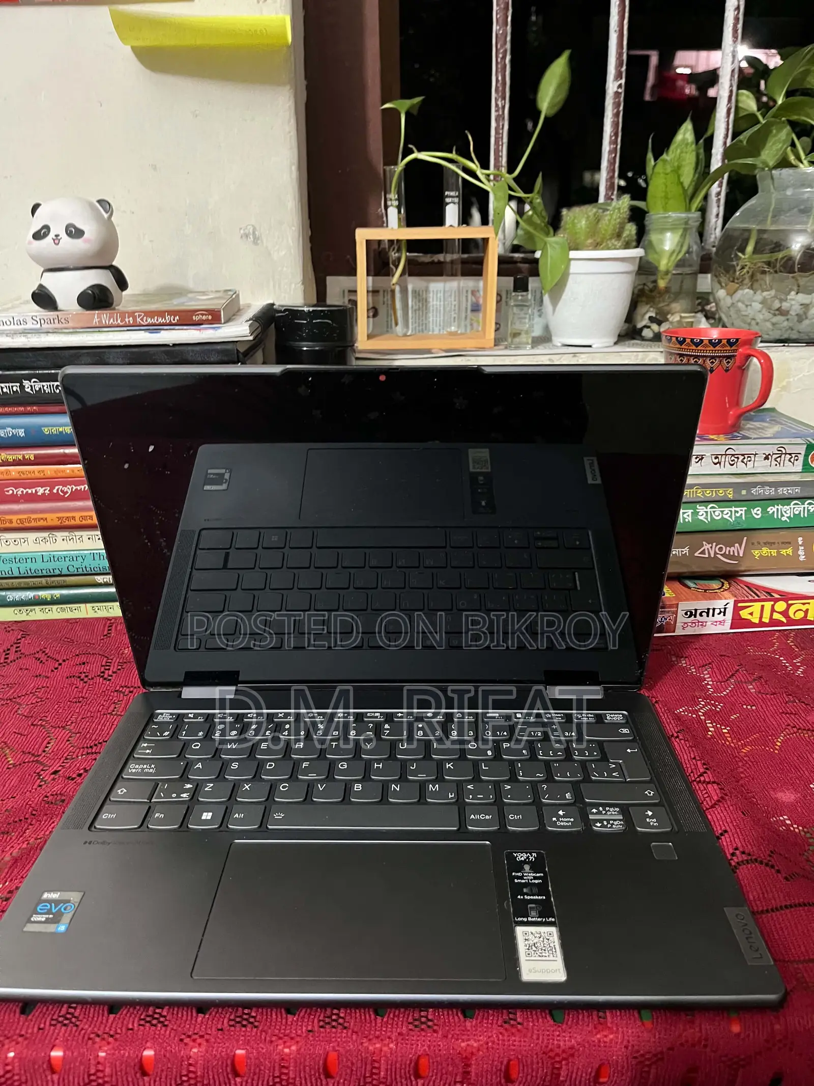 Laptop Lenovo Yoga 7i 16GB Intel Core i5 SSHD (Hybrid) 1T