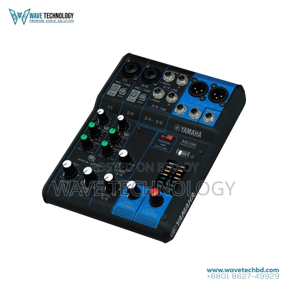 Yamaha MG06X 6 Channel Mixing Console