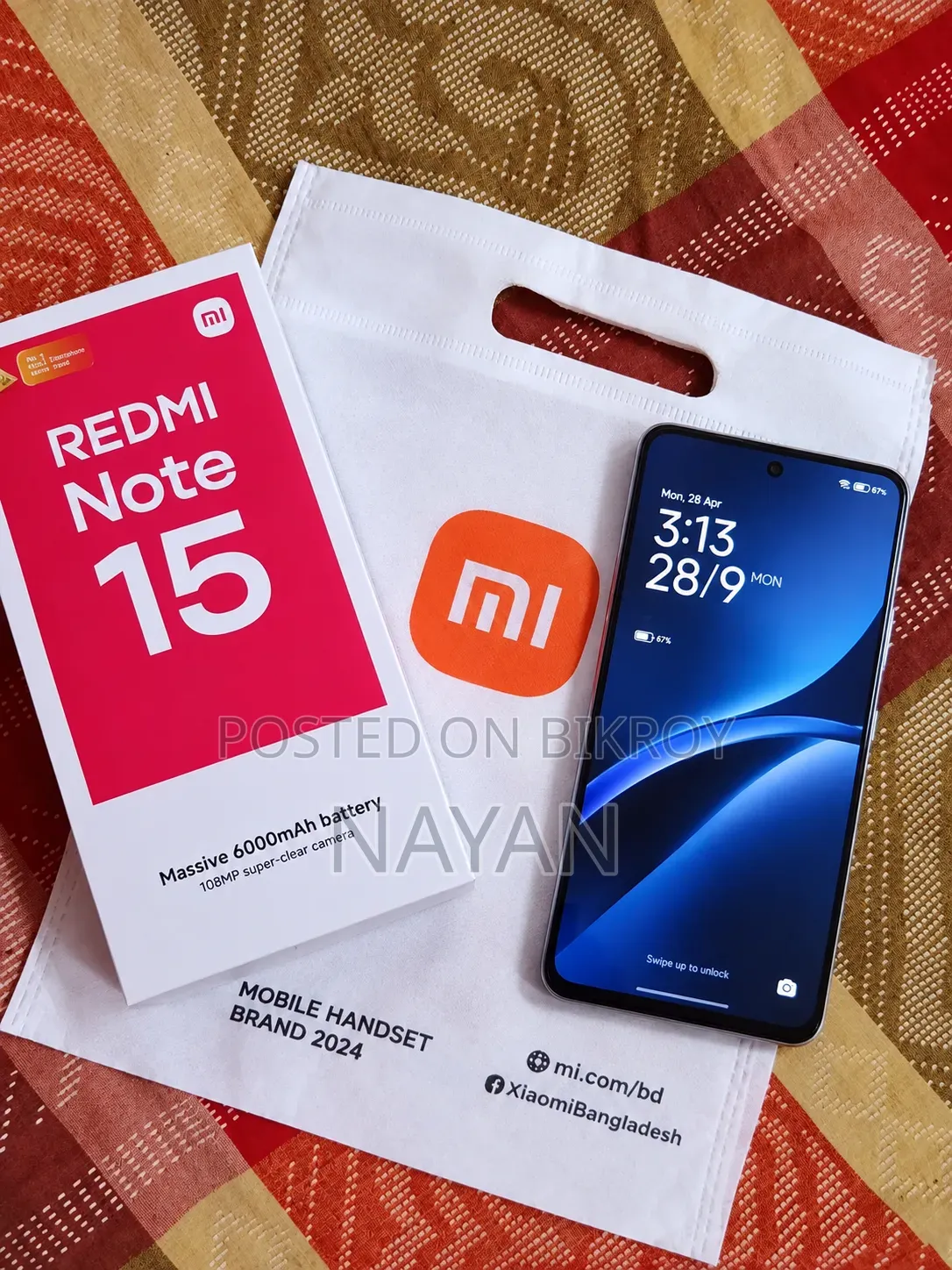 Xiaomi Redmi Note 15 128 GB Pink