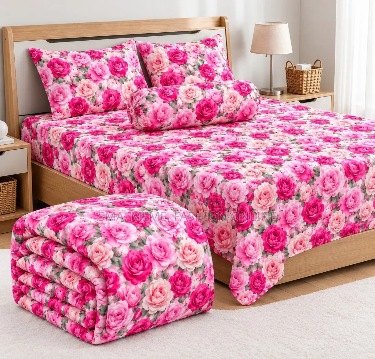 5 Pieces 3D Print Comforter Set