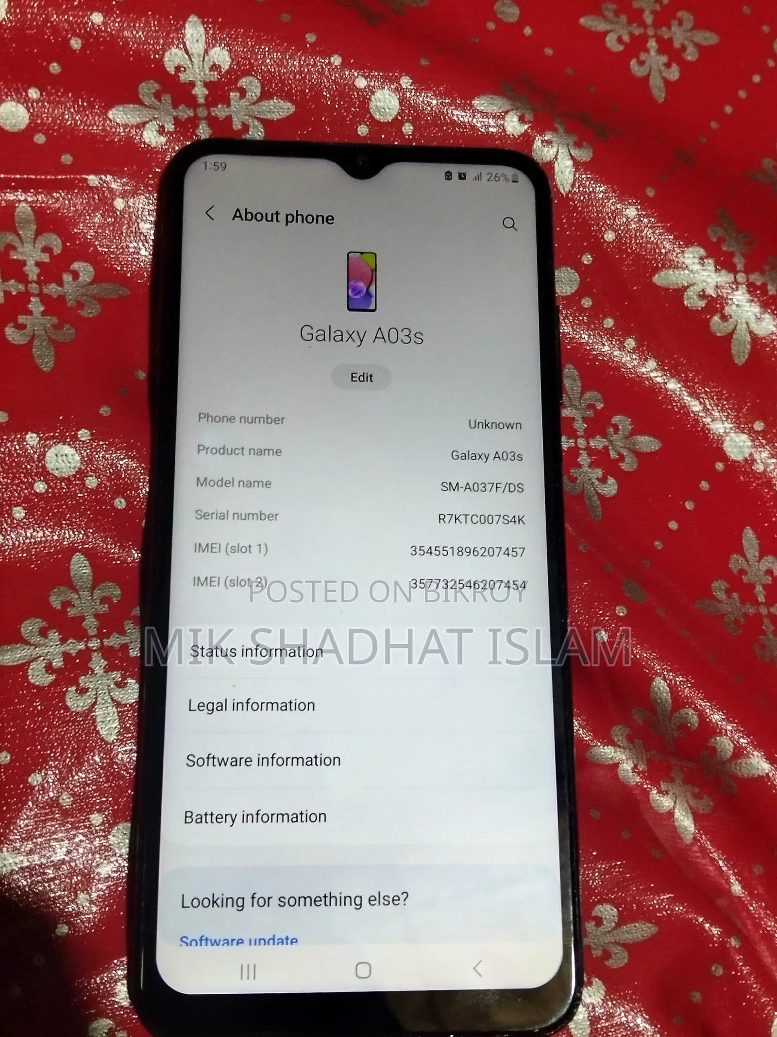 Samsung Galaxy A03s 64 GB Black