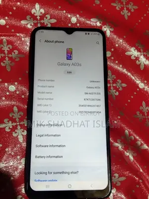 Samsung Galaxy A03s 64 GB Black