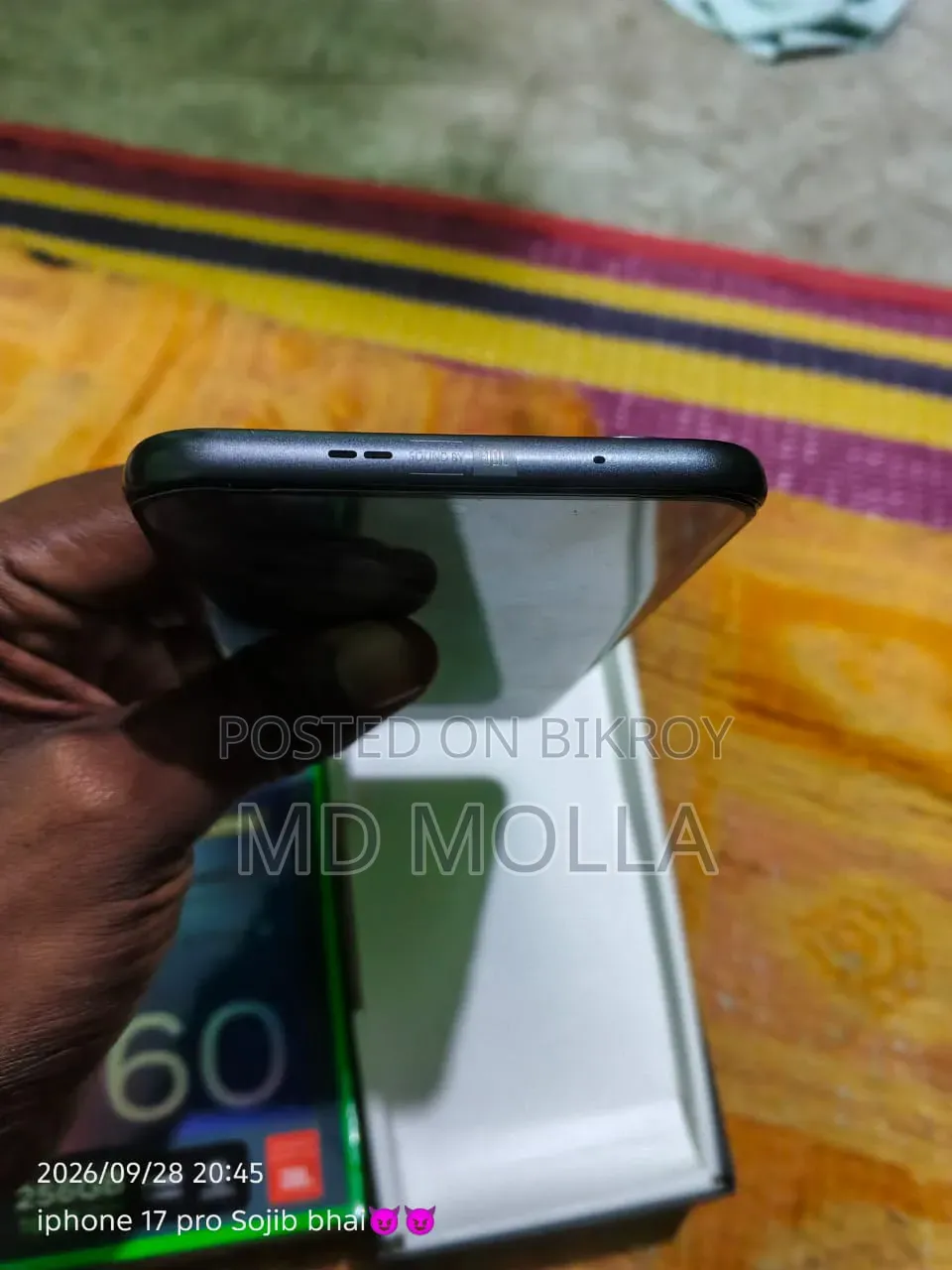ইনফিনিক্স হট ৬০ প্রো+ ২৫৬ জিবি ব্ল্যাক