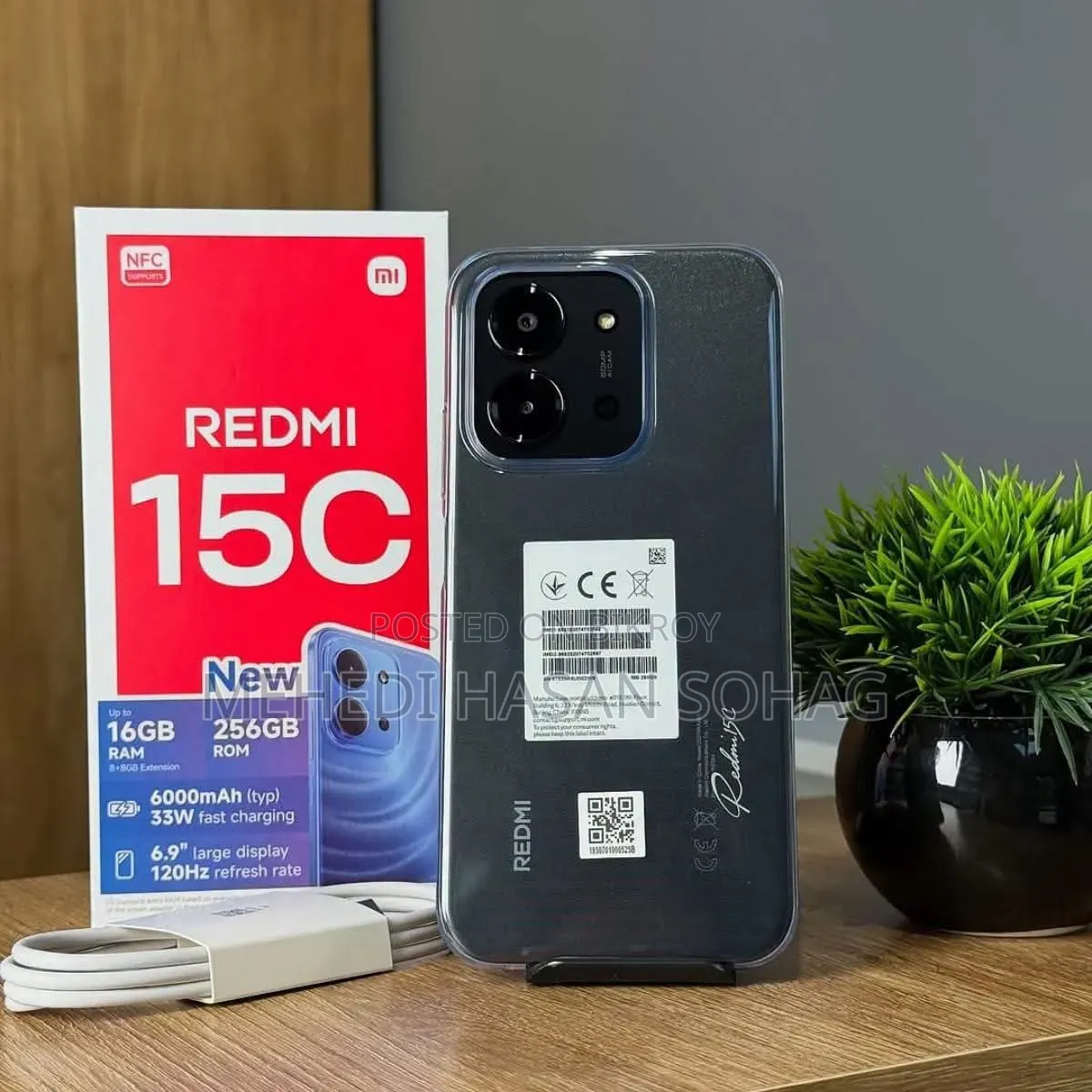 Xiaomi Redmi 15C 4G 128 GB Black