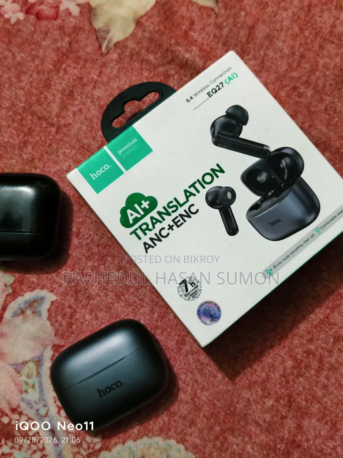 Hoco EQ27 AI Bluetooth Airbuds