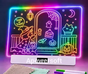 DIY Acrylic Luminescent Lamp – LED Message Note Board With Pen