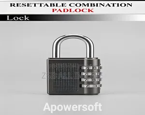 Heavy-Duty 4-Digit Password Combination Padlock