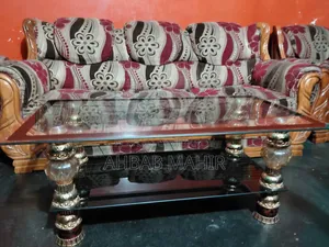 Sofa Set With Tea Table