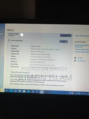 Desktop Computer Gigabyte GB-BACE-3150 8GB Intel Core i3 HDD 256GB