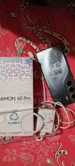 New Tecno Camon 40 Pro 4G 256 GB Black