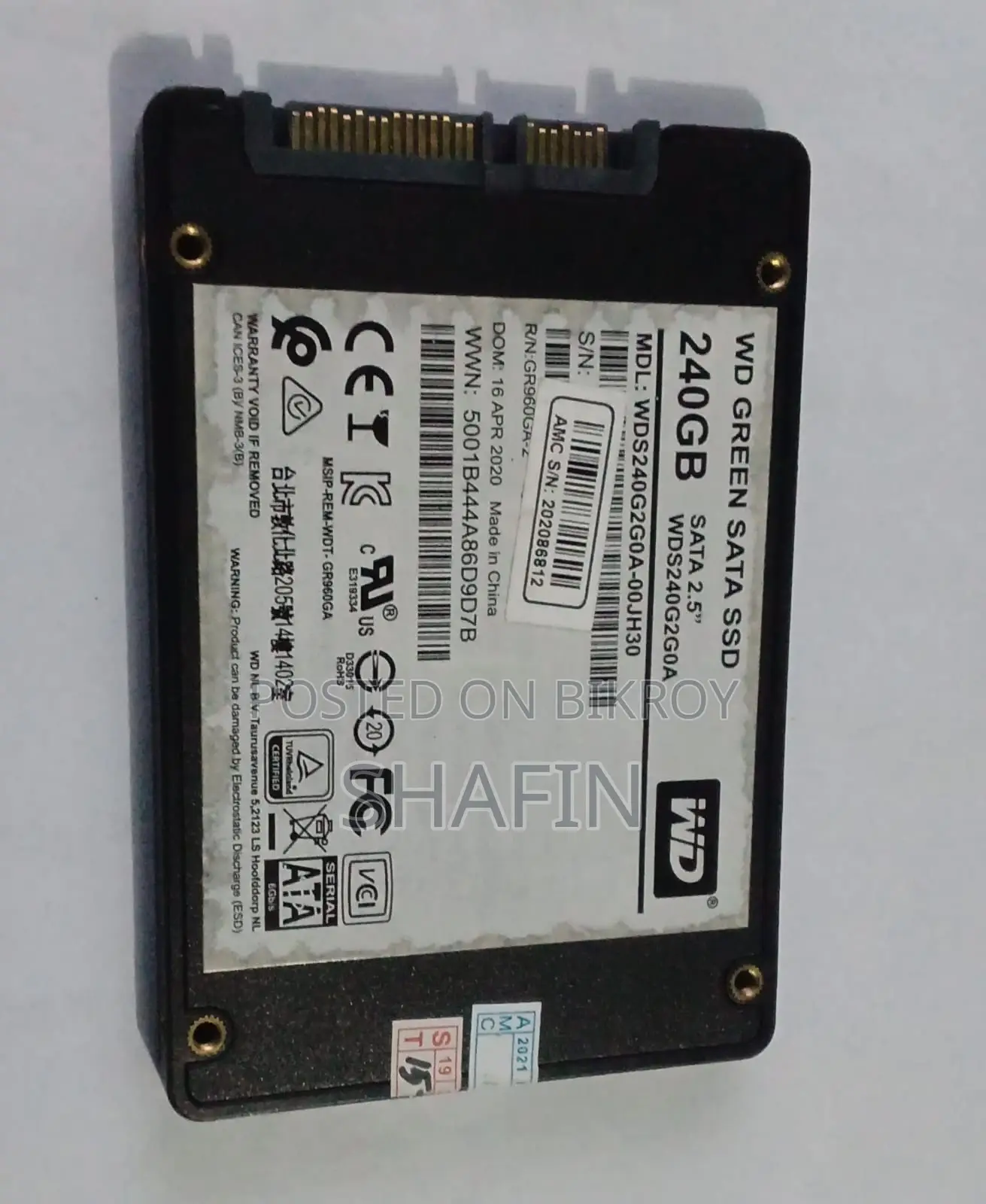 ডব্লিউডি গ্রিন সাটা এসএসডি