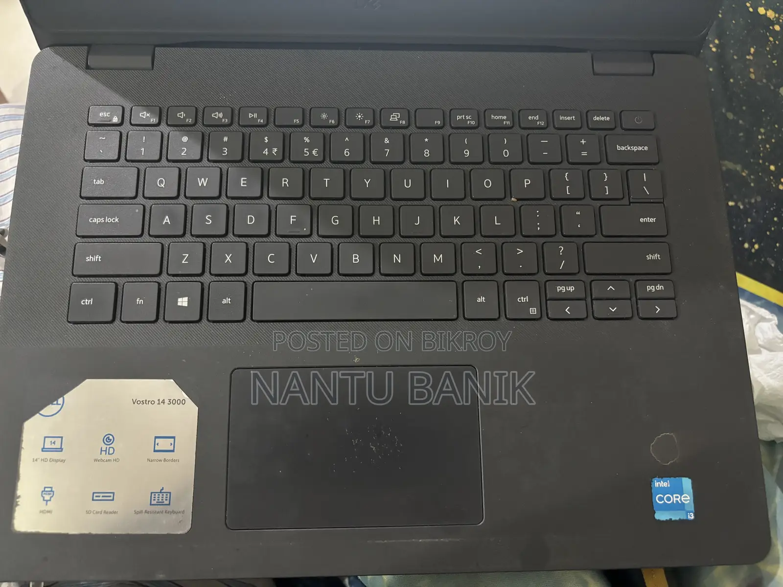Laptop Dell Vostro 14 3000 4GB Intel Core i3 HDD+SSD 1T