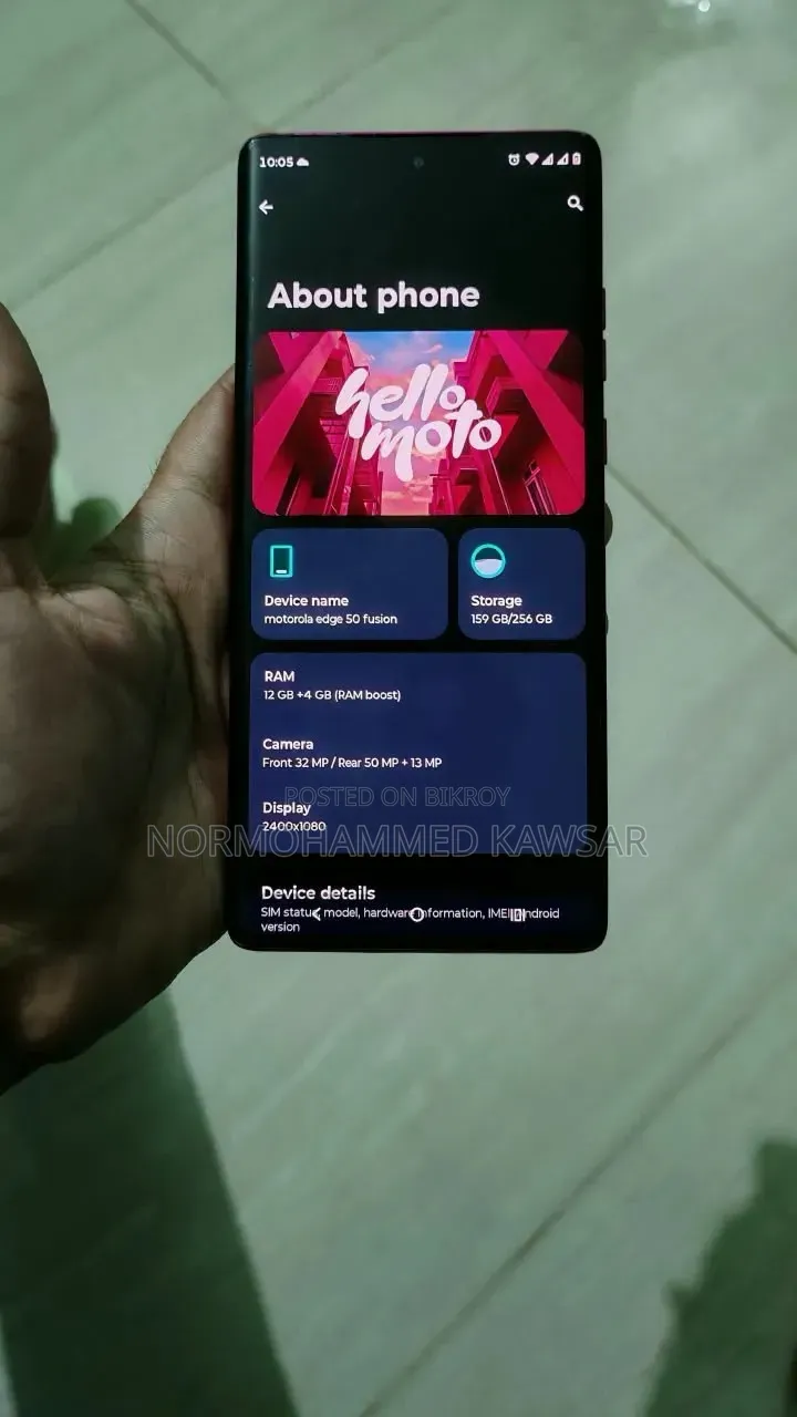 Motorola Edge 50 Fusion 256 GB Pink
