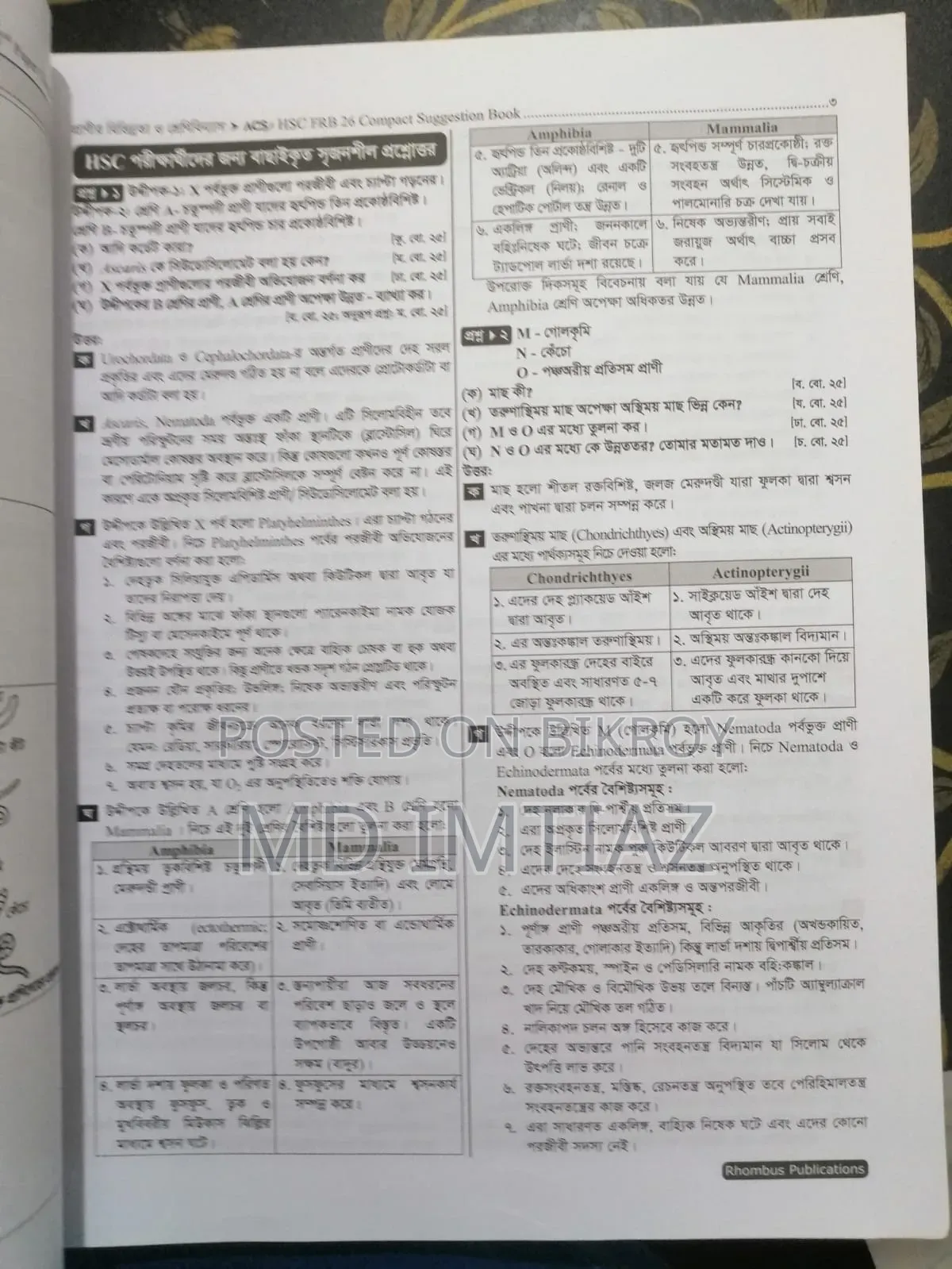 Acs HSC Compact Series Botany-Zoology