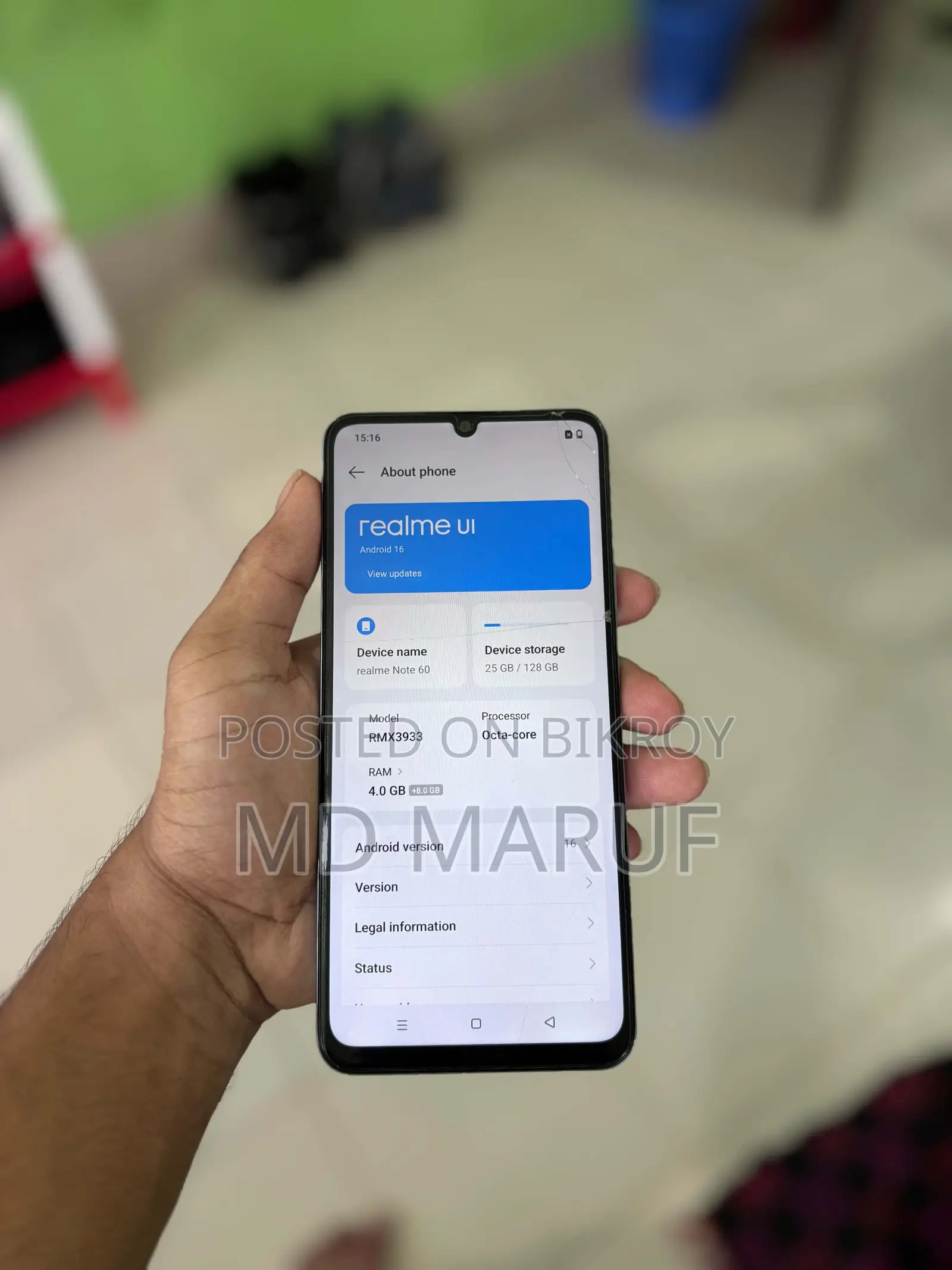 Realme Note 60 128 GB Blue