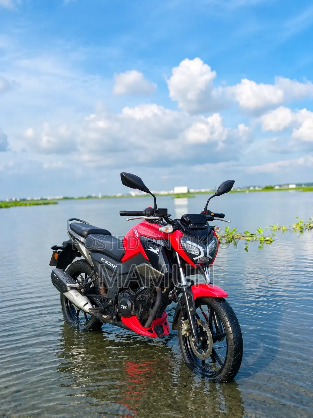 টিভিএস রাইডার ১২৫ ২০২২ লাল