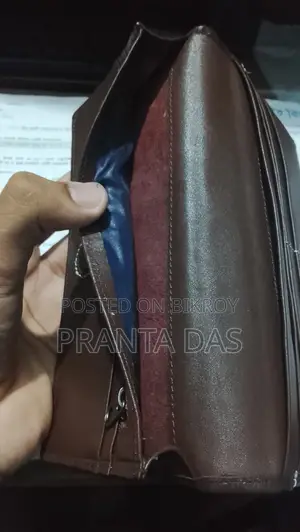 Genuine Leather Long Wallet