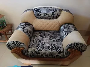 Teak Wood Cushion Sofa