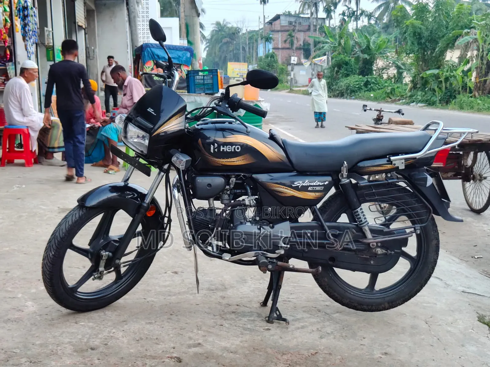 হিরো স্প্লেন্ডার প্লাস এক্সটেক ২০২৩ ব্ল্যাক
