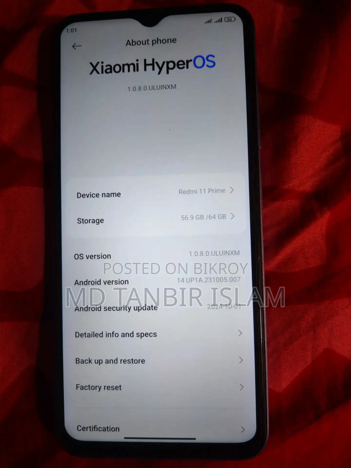 Xiaomi Redmi 11 Prime 64 GB
