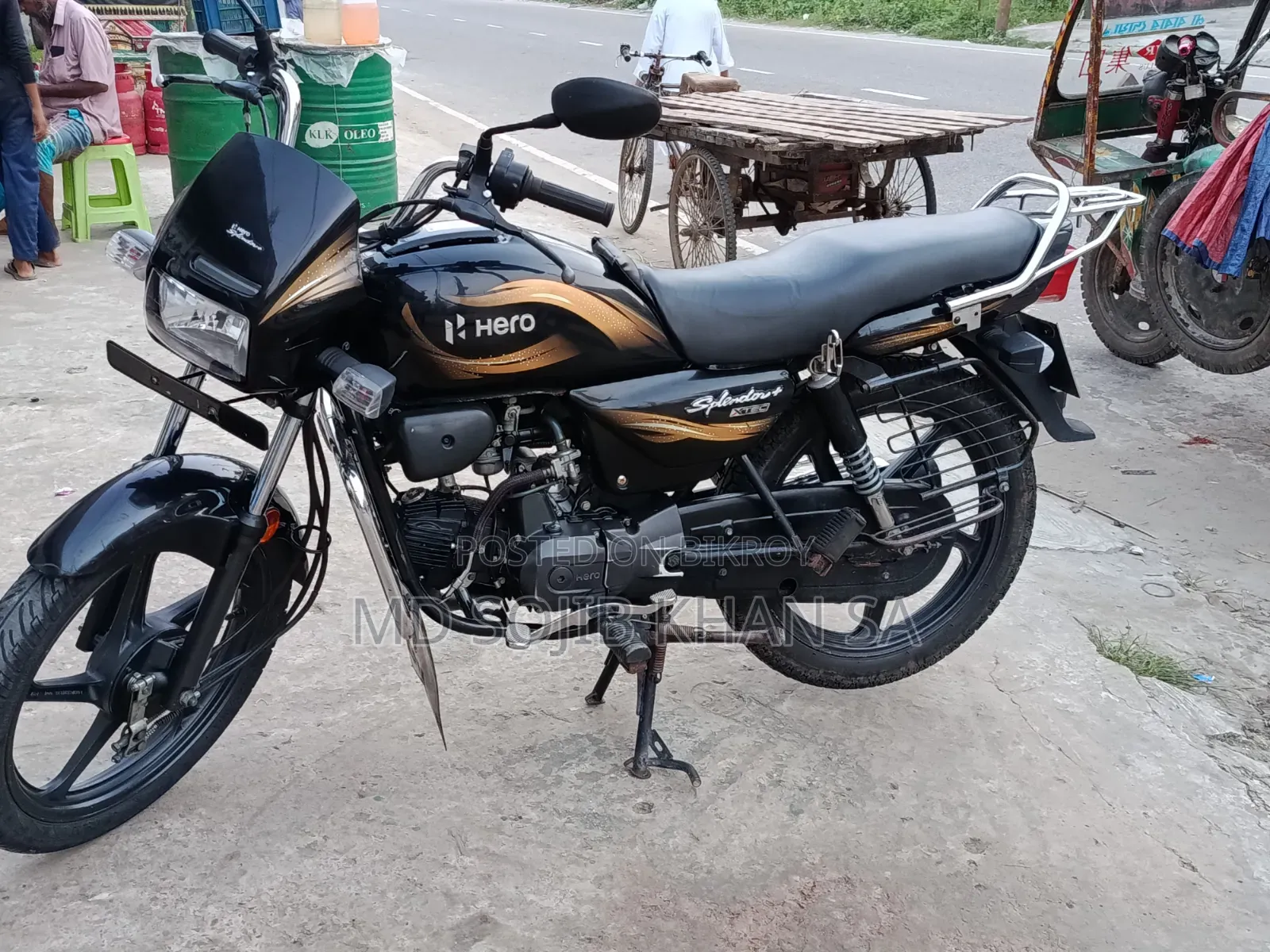 হিরো স্প্লেন্ডার প্লাস এক্সটেক ২০২৩ ব্ল্যাক