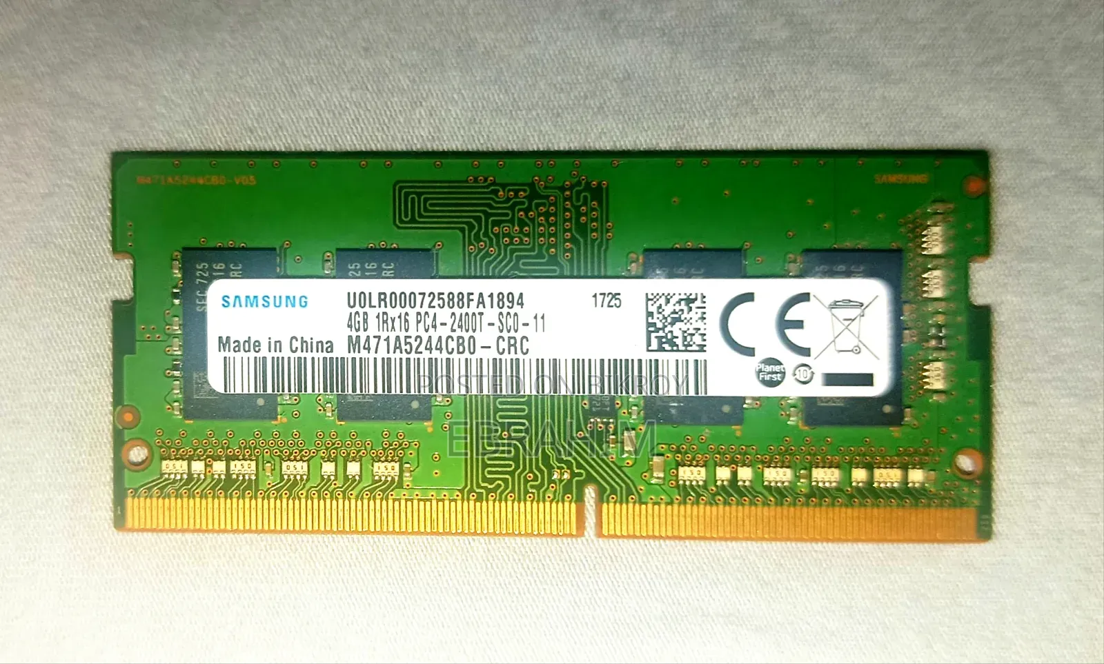 DDR4 RAM 2400MHz