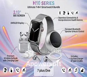 H10 সিরিজ স্মার্টওয়াচ কম্বো প্যাক – ২.১৩