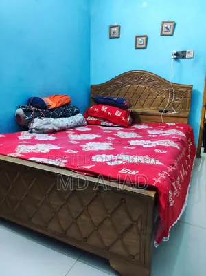 Urgent Sale | Sturdy Mahogany Wooden Bed