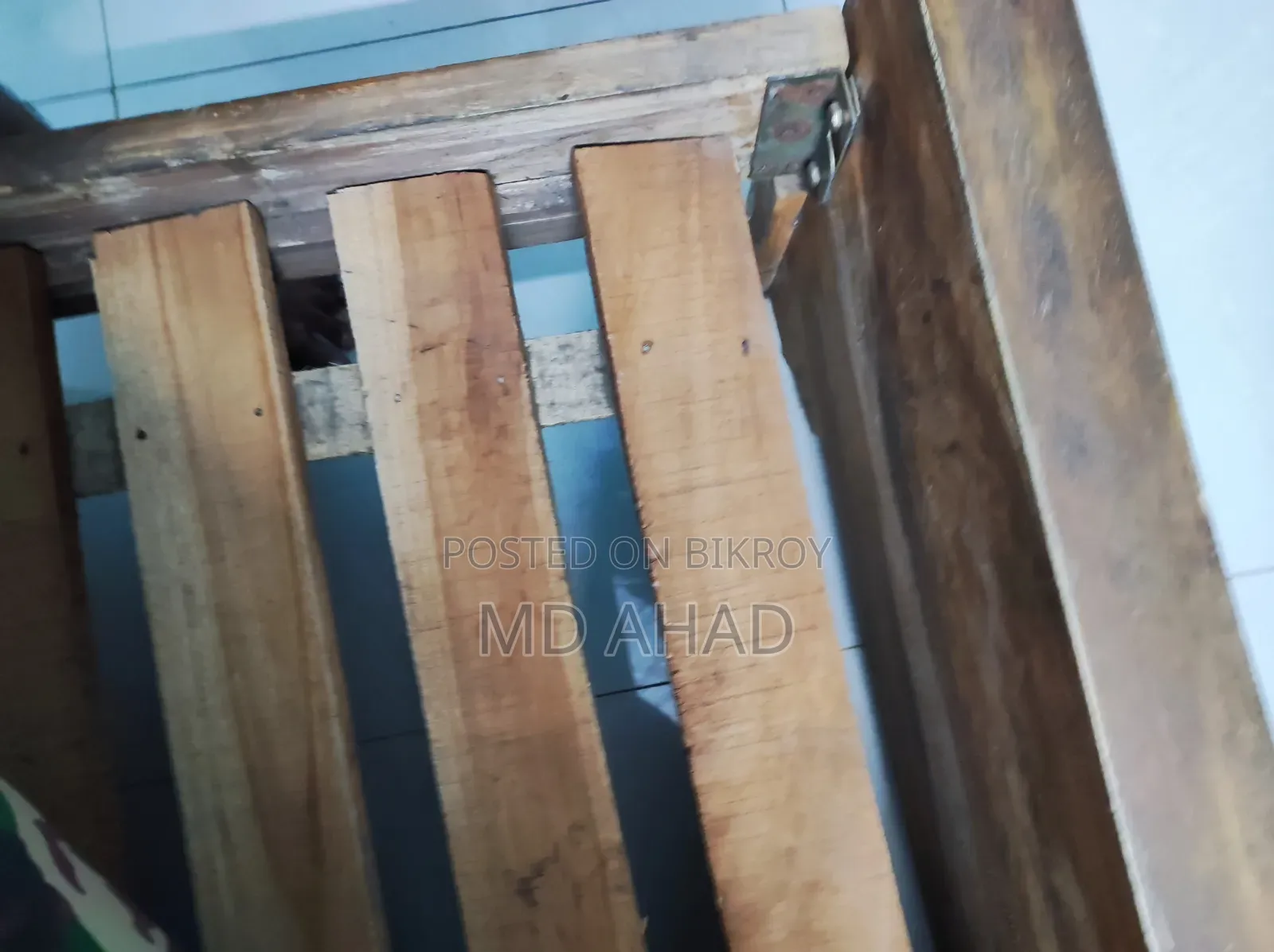 Urgent Sale | Sturdy Mahogany Wooden Bed