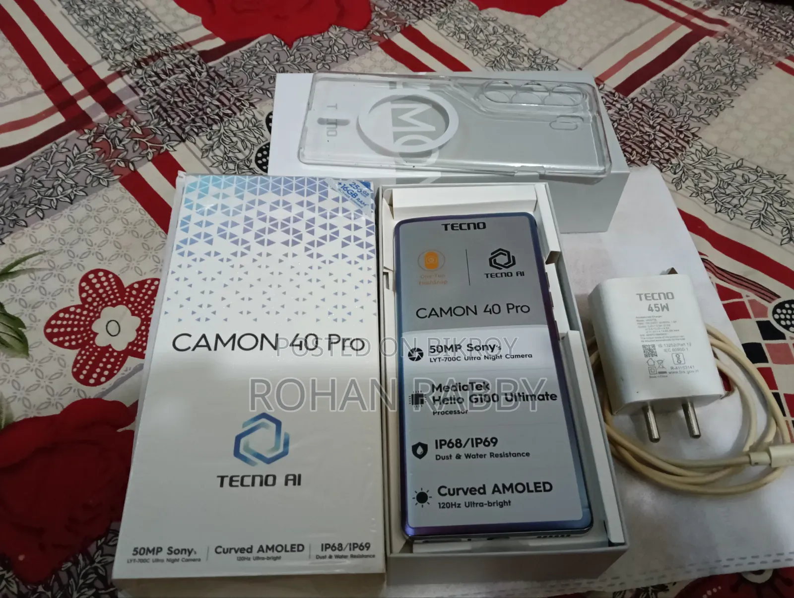 Tecno Camon 40 Pro 5G 256 GB Silver
