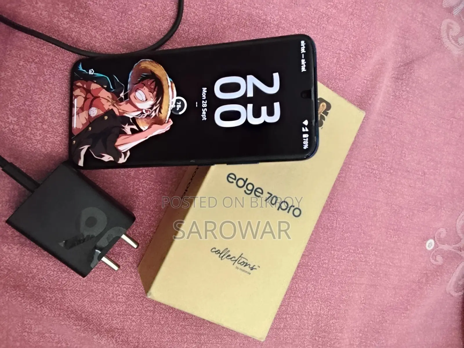 মোটোলোরা এজ ৭০ ৫জি ২৫৬ জিবি নীল