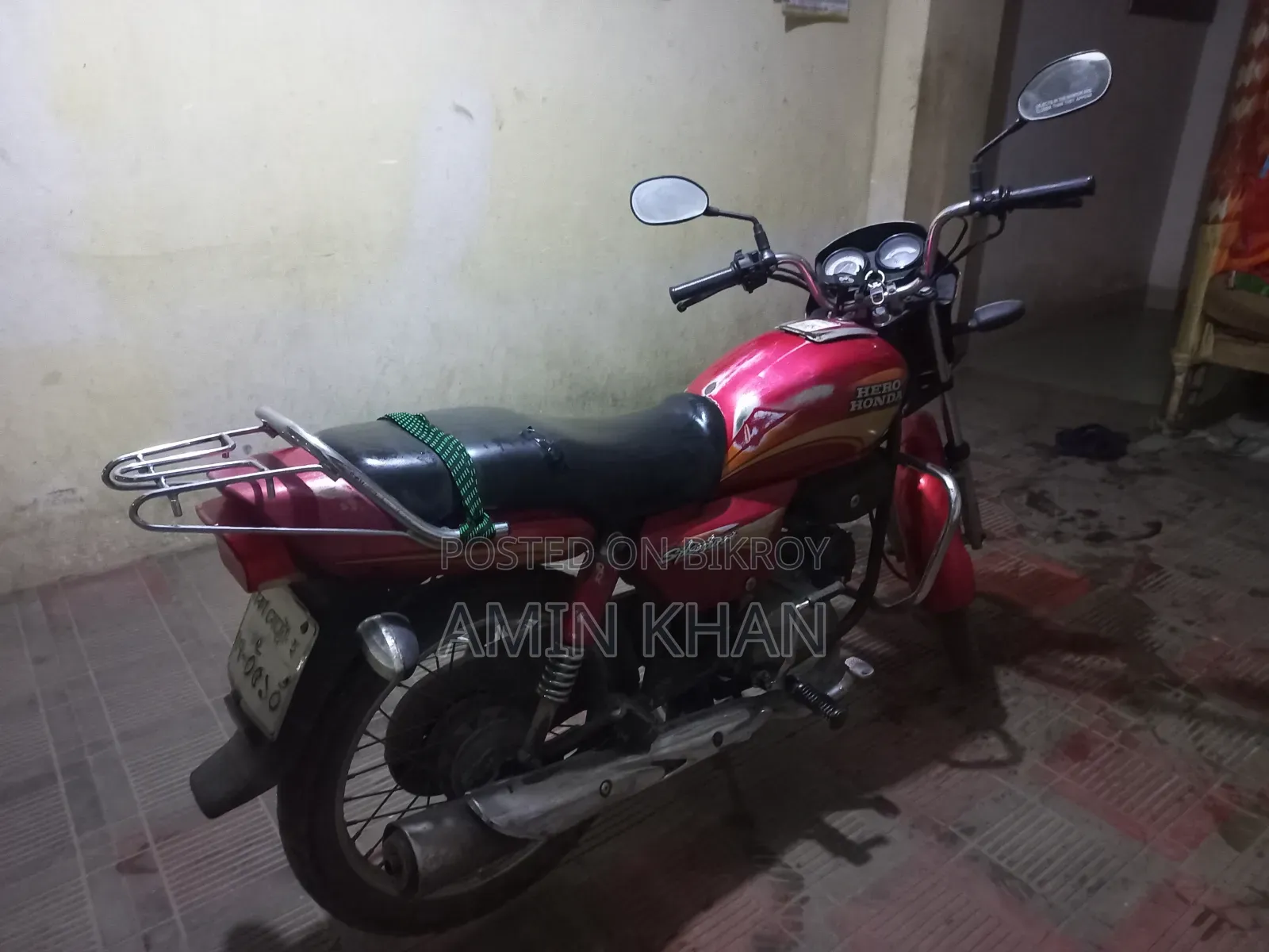 হিরো স্প্লেন্ডার প্রো ২০১২ লাল