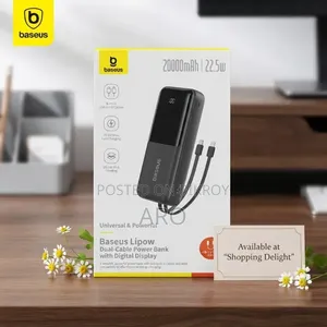 Baseus Power Bank 20,000mAh Holds Enough Power to Charge
