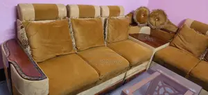 Corner Sofa, Tea Table Wall Showcase