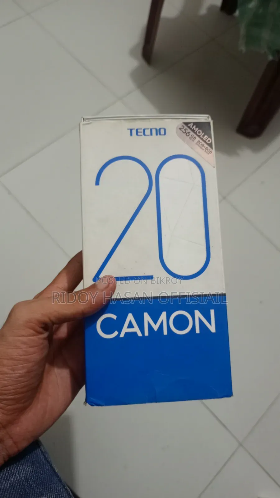 টেকনো ক্যামন ২০ ২৫৬ জিবি ব্ল্যাক