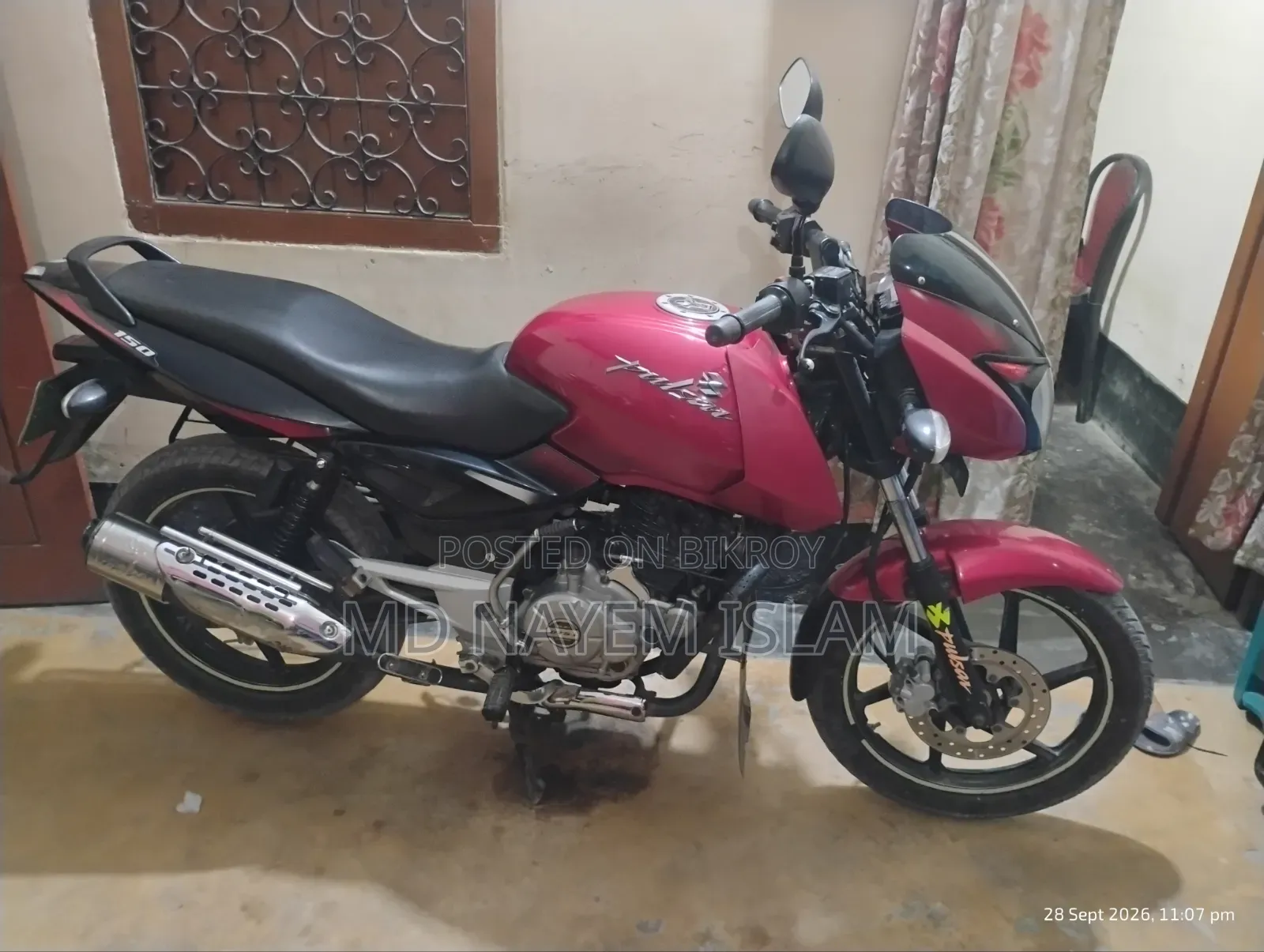 Bajaj Pulsar 150 2016 Red